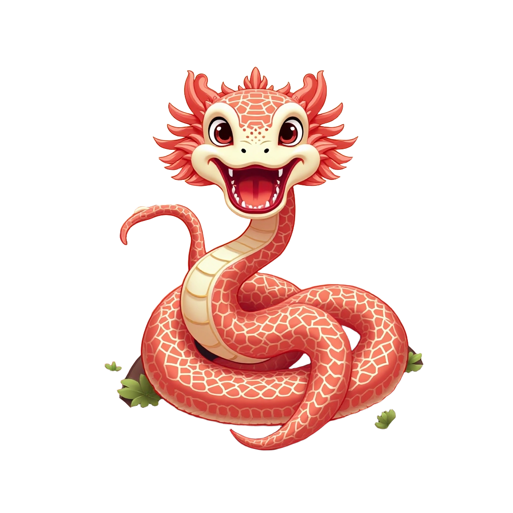 Cartoon Dragon Snake